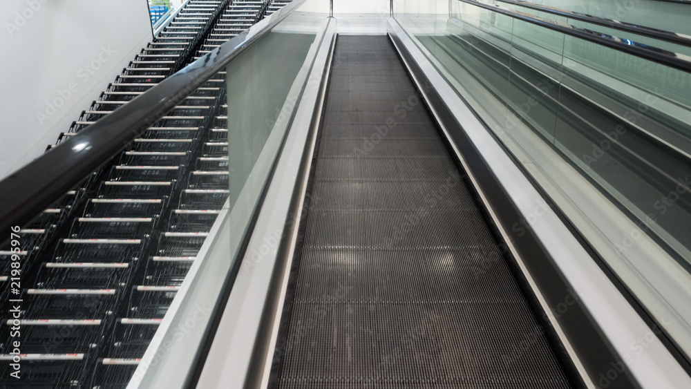 closeup escalators moving, subway escalator, out doors escalator closeup escalators moving, subway escalator, out doors escalator
