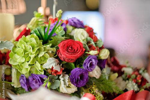 wedding decoration flower background   colorful background  fresh rose  bunch of flower