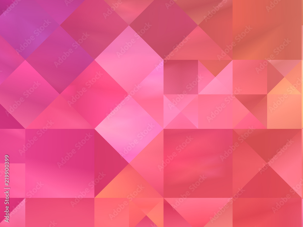 Abstract background red pink rosy, gradient geometric pattern Abstract background red pink rosy, gradient geometric pattern