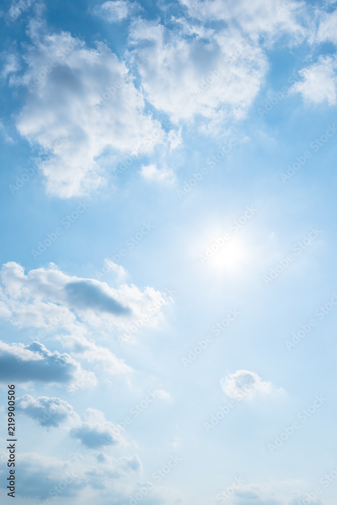 Fototapeta premium clear blue sky background,clouds with background.