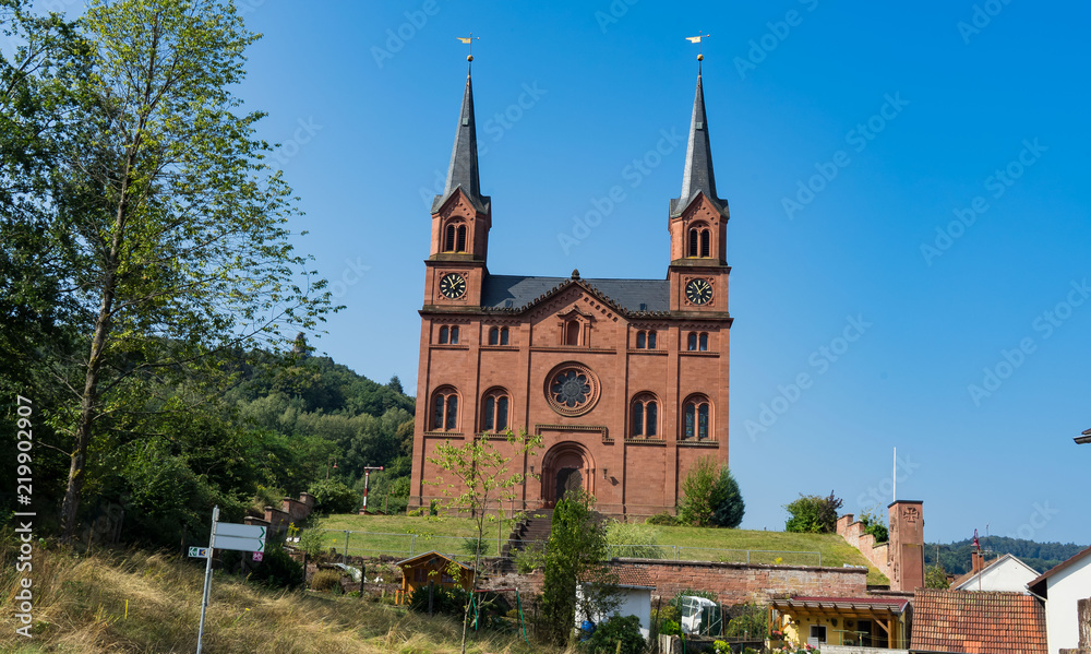 Naklejka premium Kirche in Wilgartswiesen