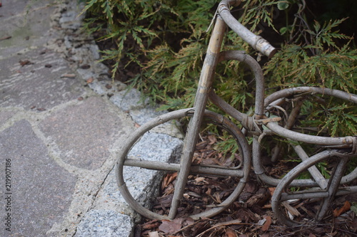 Rad aus Holz dekorative Figur für Garten