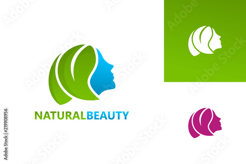 Natural Beauty Logo Template Design Vector, Emblem, Design Concept, Creative Symbol, Icon