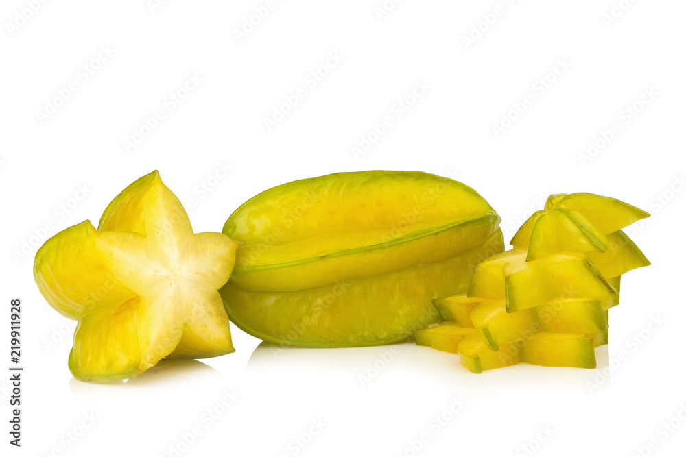 star apple. star fruit isolated on white background star apple. star fruit isolated on white background