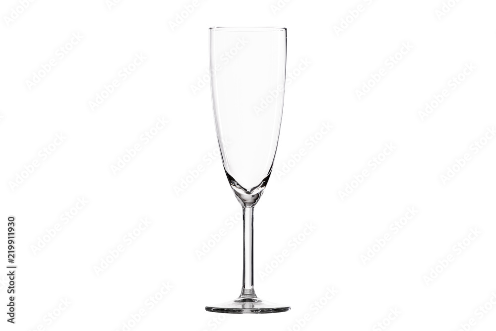 Leeres Sektglas, Champagner Leeres Sektglas, Champagner