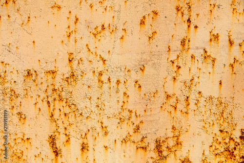 Rust on metal as an abstract background
