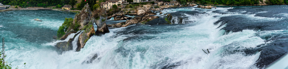 Rheinfall bei Neuhausen Panorama Rheinfall bei Neuhausen Panorama