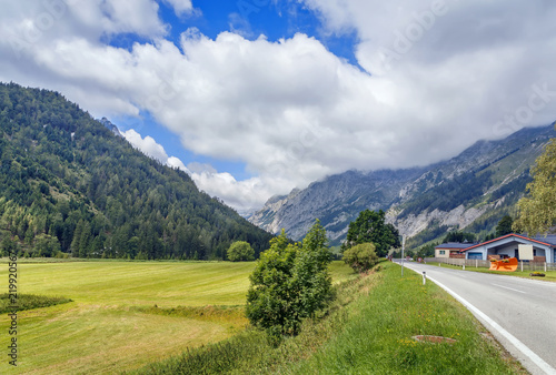 Landscape in Alps  Austria