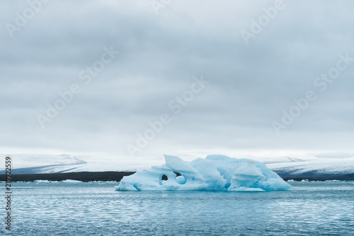 Iceberg in the glacial lagoon Jokulsarlon, Iceland © Oleksandr Kotenko