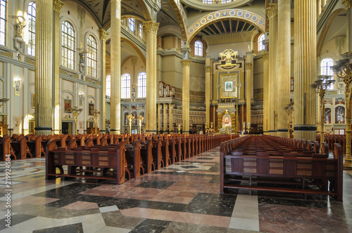 Canvas Print Sanctuary of Our Lady of Licheń - Poland -  largest church in the world