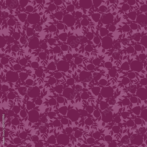  of flowers roses, seamless pattern, watercolor illustration. Pink and purple colors. 