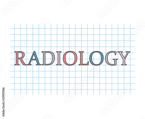 radiology concept- vector illustration