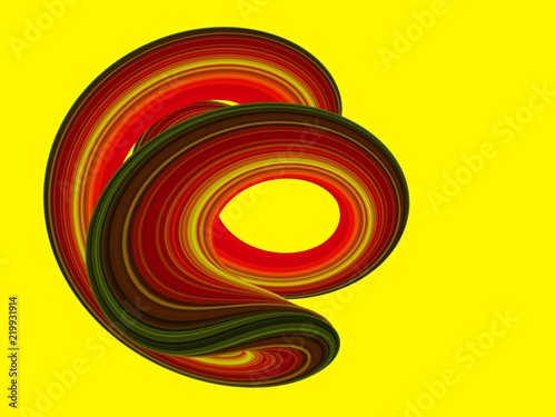 Twisted abstract striped sh...