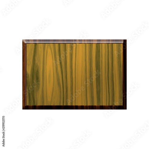 Wood badge with wooden bord...