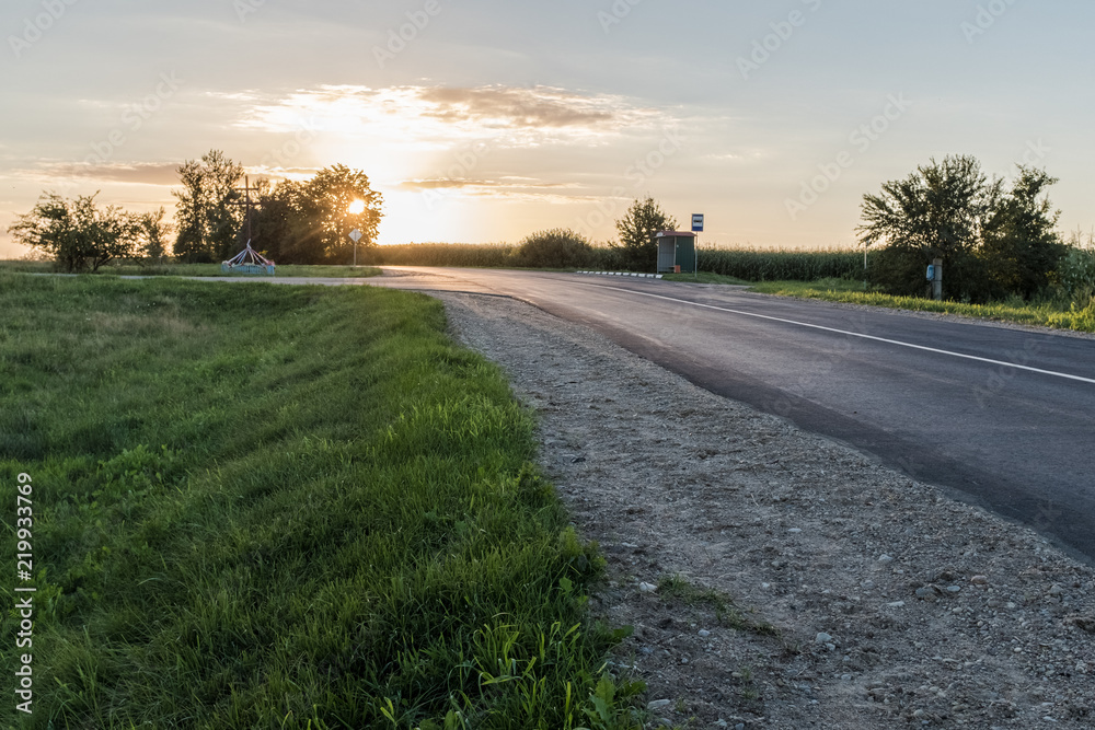 Fototapeta premium countryside in Belarus. Summer landscape