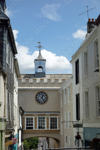 eastgade in totnes, devon, england photo