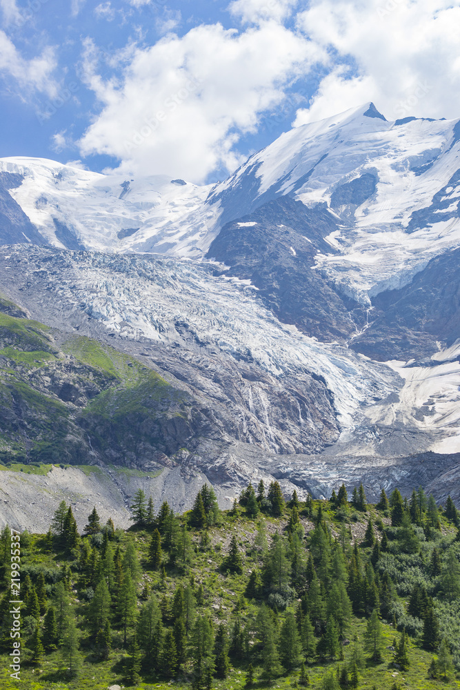 Glacier, Massif du Mont Blanc