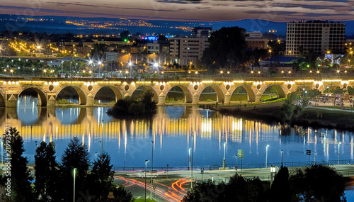 Puente histórico en Badajoz España