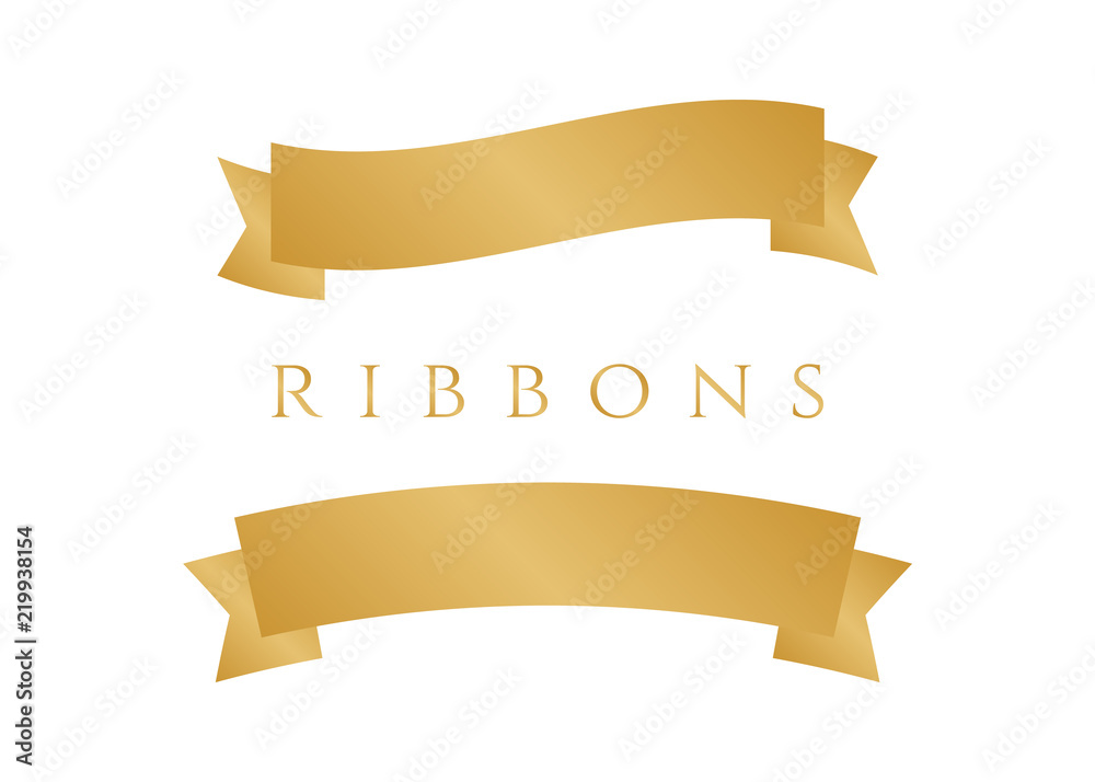 Set of ribbons for anniversary. Banner ribbon vector Set of ribbons for anniversary. Banner ribbon vector
