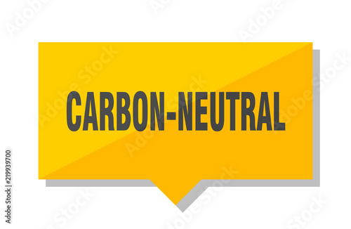 carbon-neutral price tag © Aquir
