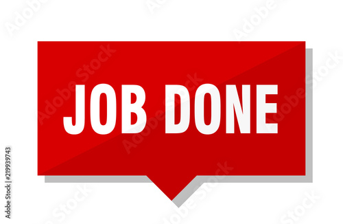 job done red tag