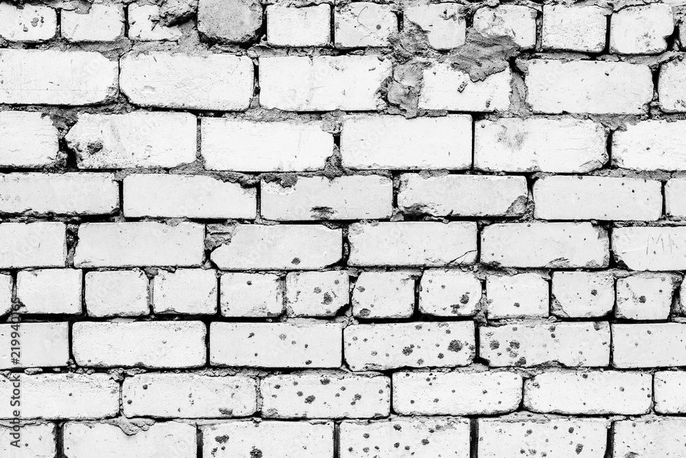 Brick texture with scratches and cracks. It can be used as a background