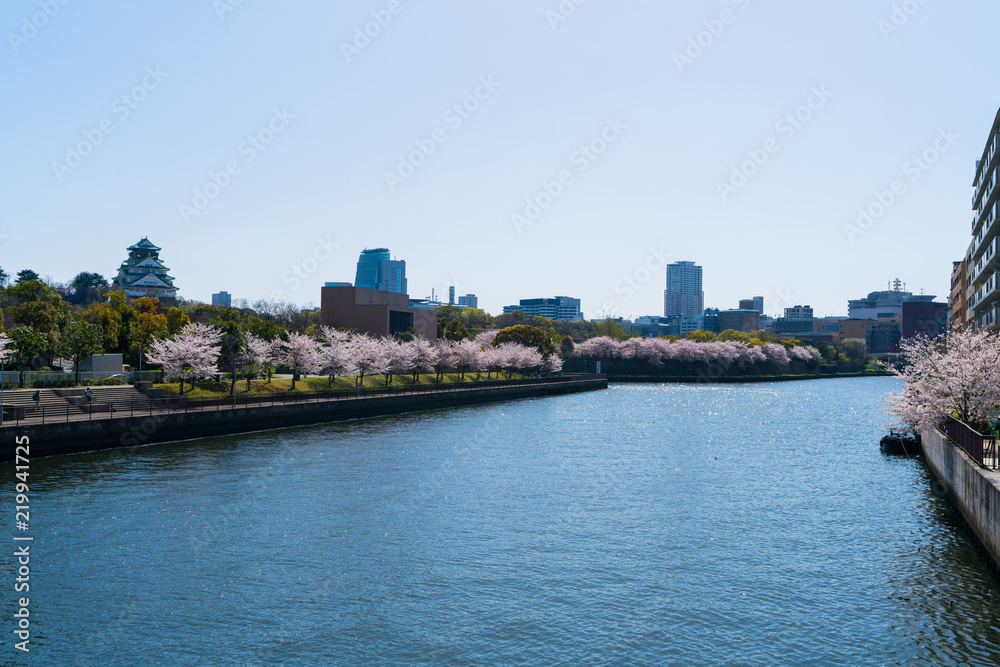 오사카의 강가 1 (Riverside of Osaka 1)
