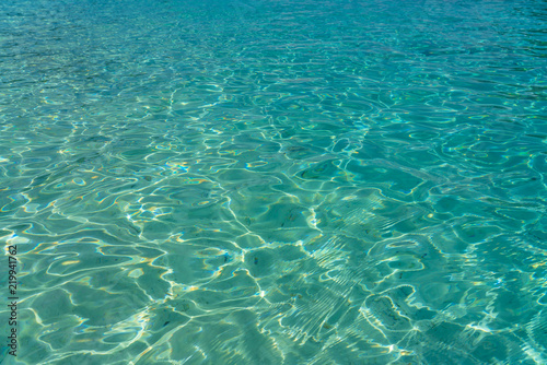   Beautiful Water Sea Ocean background pattern Tropical Beach blue Summer view Sunshine at Sand and Sea Asia Beach Thailand Destinations  © Tony