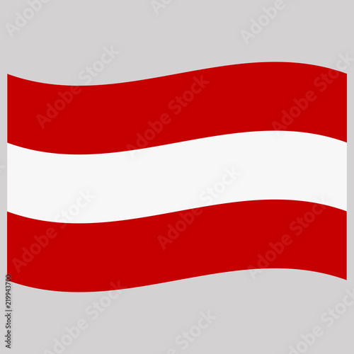 flag    austria  on gray background vector illustration flat 