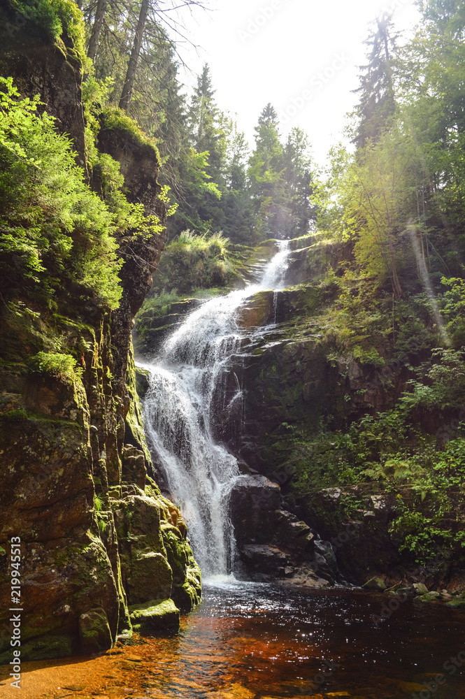 Fototapeta premium Kamienczyk Waterfall/Karkonosze/Poland