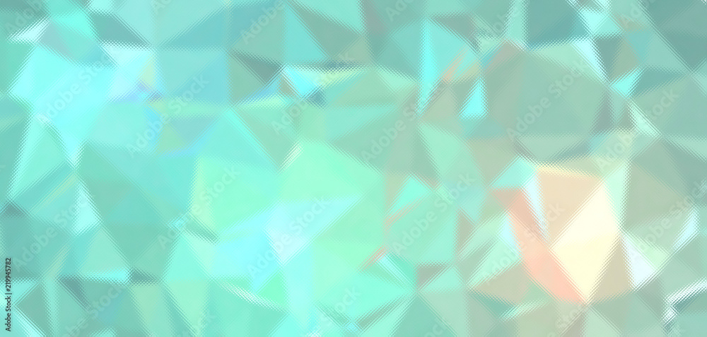 Obraz premium Green and orange Pastel through Tiny Glass background illustration.