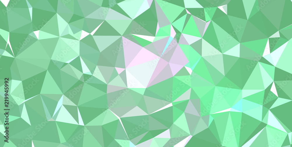 Handsome abstract illustration of green and magenta triangle poligon. Beautiful background for your work. Handsome abstract illustration of green and magenta triangle poligon. Beautiful background for your work.