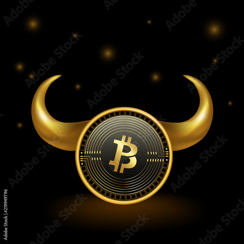Bitcoin Private Cryptocurrency Coin Bull Market Background