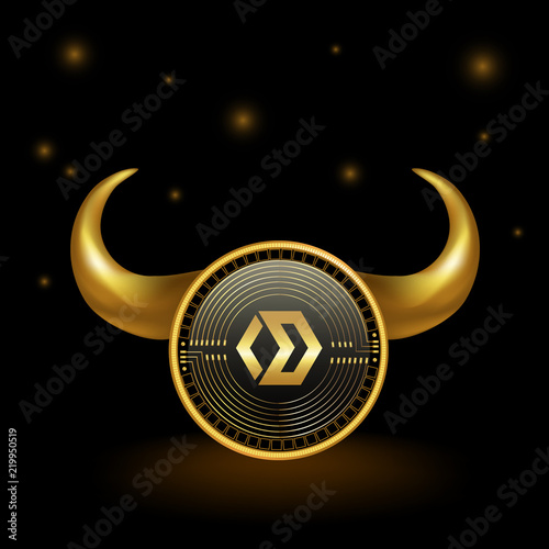 Blocknet Cryptocurrency Coin Bull Market Background
