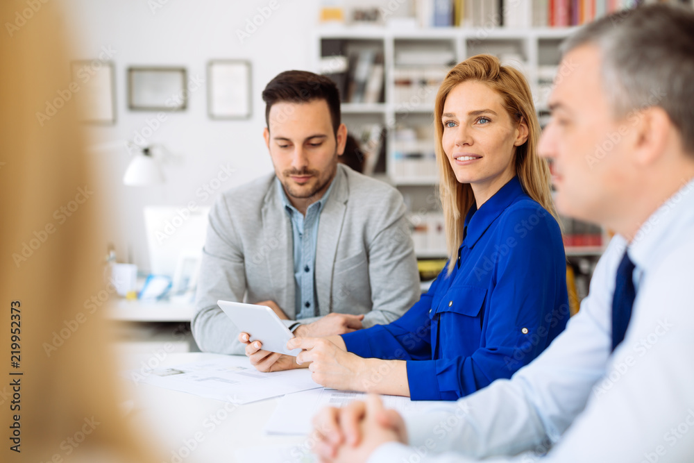 Obraz premium Busy office life