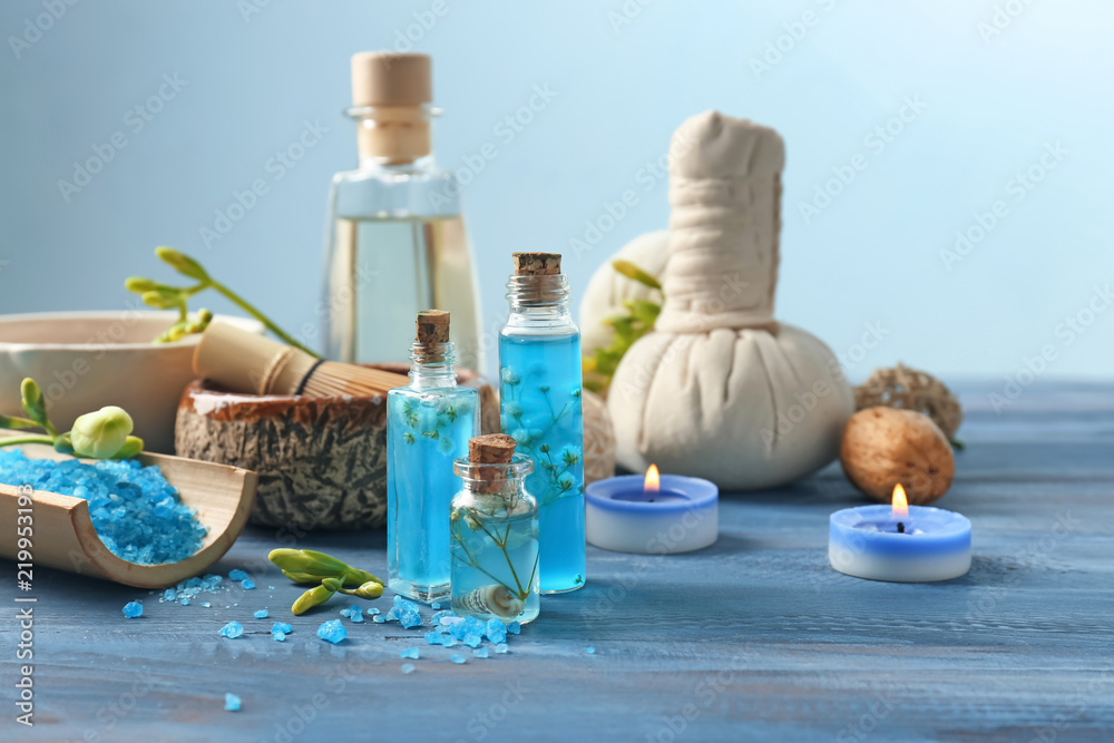 Obraz premium Beautiful spa composition on table