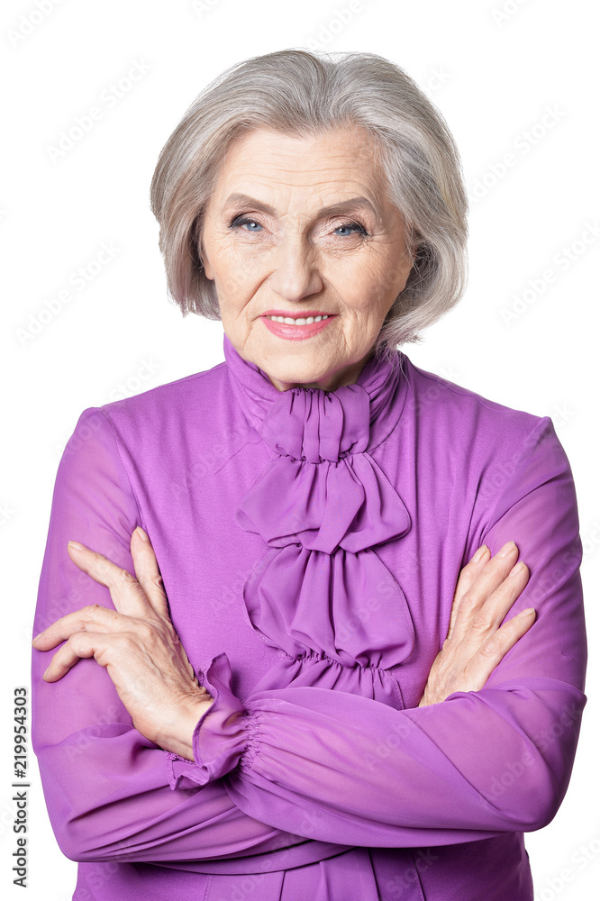 Close up portrait of beautiful senior woman Close up portrait of beautiful senior woman