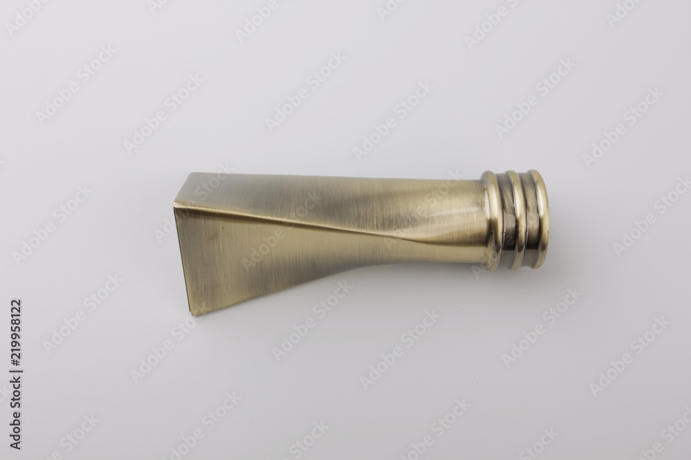Tips for curtain poles on a white background. Ending for curtain eaves. Finials for curtain cornices. Tips for curtain poles on a white background. Ending for curtain eaves. Finials for curtain cornices.