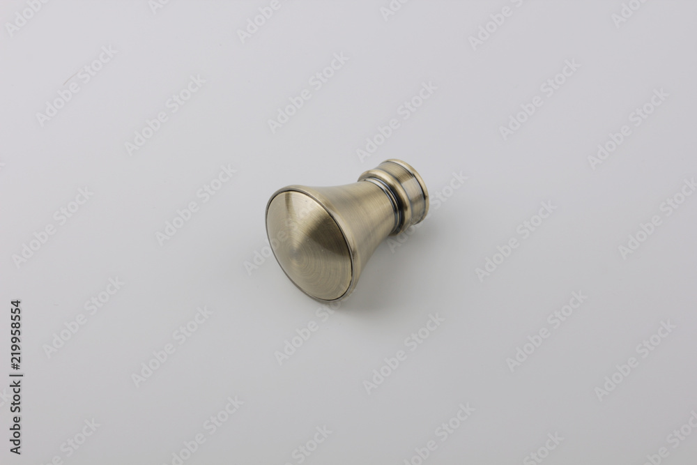 Tips for curtain poles on a white background. Ending for curtain eaves. Finials for curtain cornices. Tips for curtain poles on a white background. Ending for curtain eaves. Finials for curtain cornices.