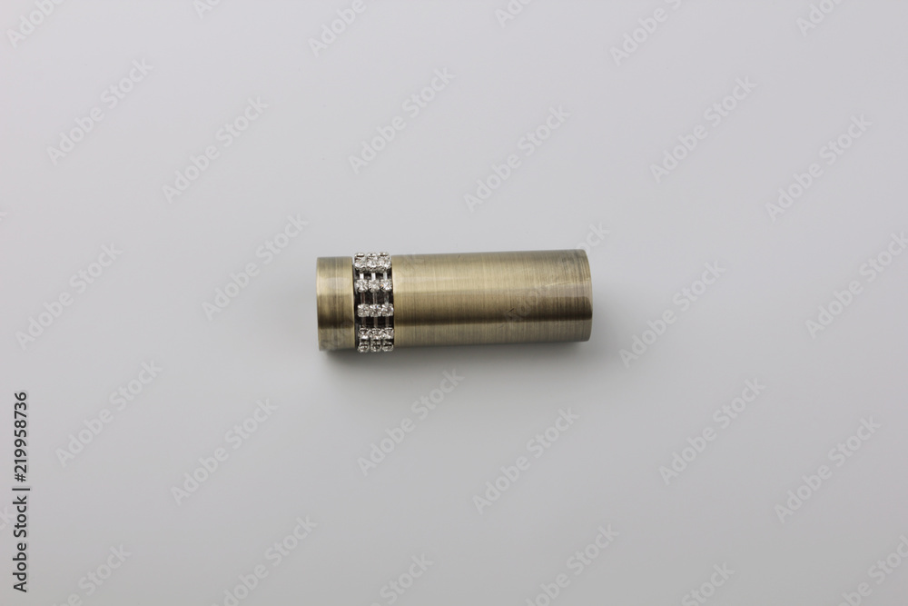 Tips for curtain poles on a white background. Ending for curtain eaves. Finials for curtain cornices. Tips for curtain poles on a white background. Ending for curtain eaves. Finials for curtain cornices.