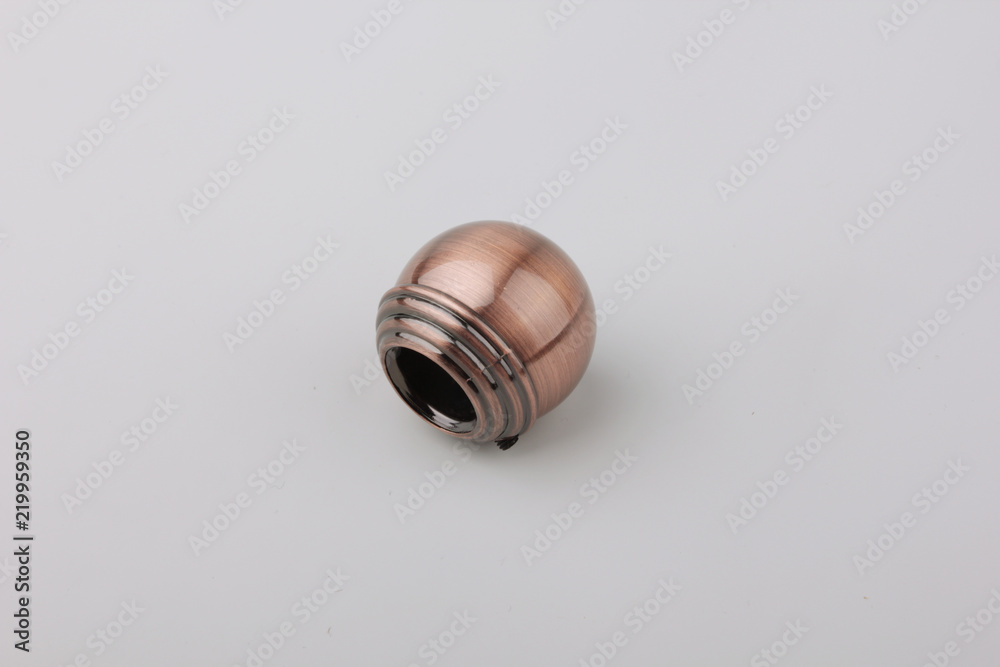 Tips for curtain poles on a white background. Ending for curtain eaves. Finials for curtain cornices. Tips for curtain poles on a white background. Ending for curtain eaves. Finials for curtain cornices.