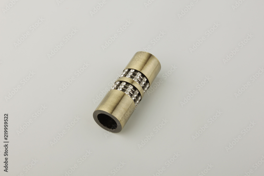 Tips for curtain poles on a white background. Ending for curtain eaves. Finials for curtain cornices. Tips for curtain poles on a white background. Ending for curtain eaves. Finials for curtain cornices.