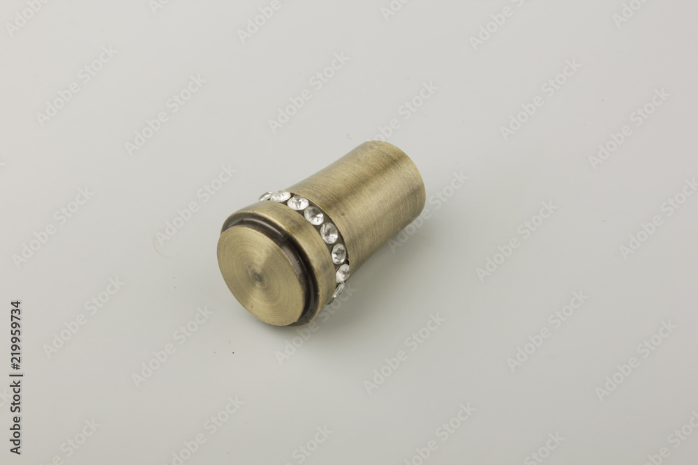 Tips for curtain poles on a white background. Ending for curtain eaves. Finials for curtain cornices. Tips for curtain poles on a white background. Ending for curtain eaves. Finials for curtain cornices.