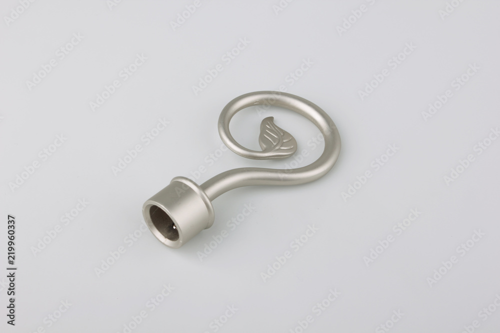 Tips for curtain poles on a white background. Ending for curtain eaves. Finials for curtain cornices. Tips for curtain poles on a white background. Ending for curtain eaves. Finials for curtain cornices.
