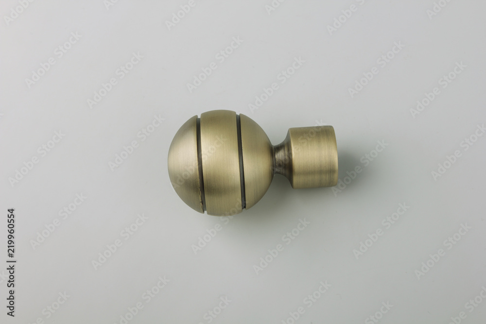 Tips for curtain poles on a white background. Ending for curtain eaves. Finials for curtain cornices. Tips for curtain poles on a white background. Ending for curtain eaves. Finials for curtain cornices.