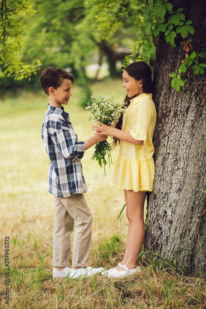 Cute little hotsell boy and girl