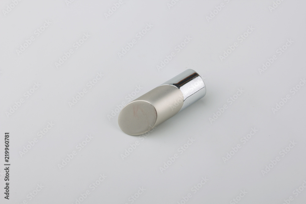 Naklejka premium Tips for curtain poles on a white background. Ending for curtain eaves. Finials for curtain cornices.