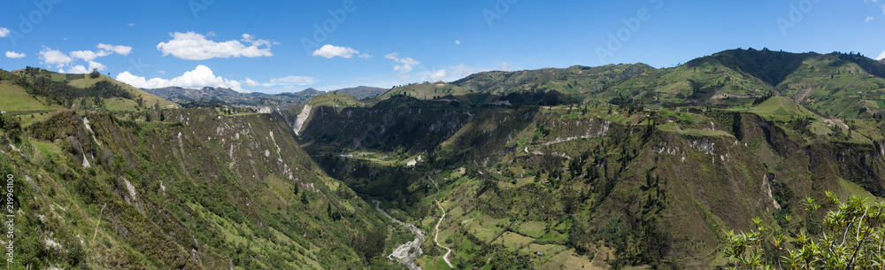 Canyon du rio Toachi, Quilotoa, Équateur