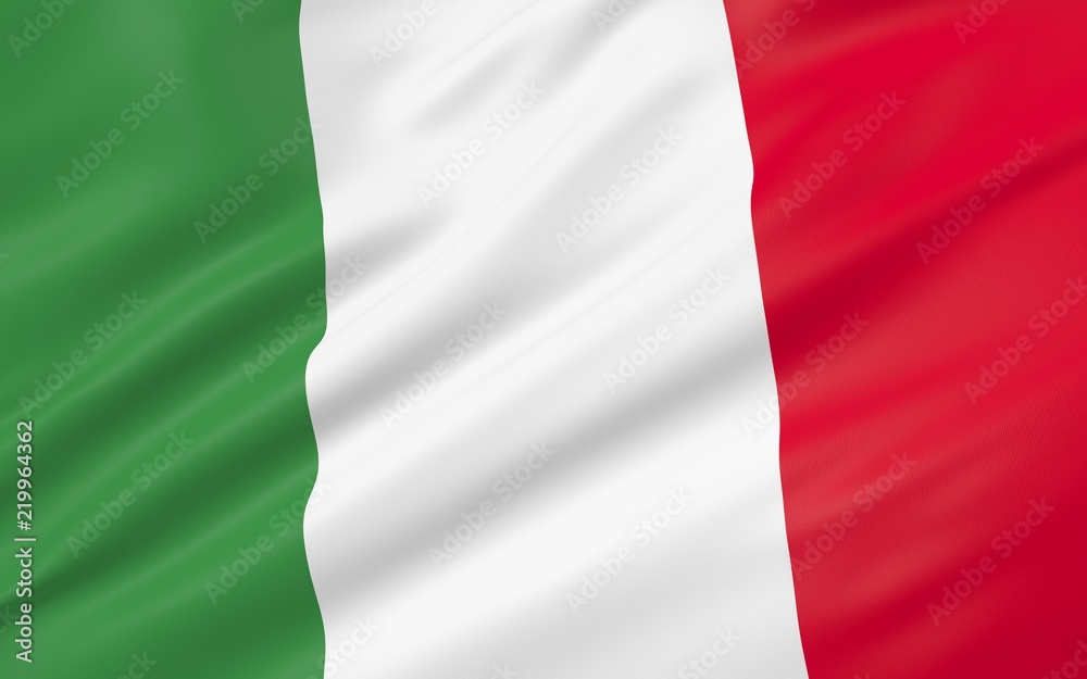 3D illustration of Italy flag
3D illustration of Italy flag