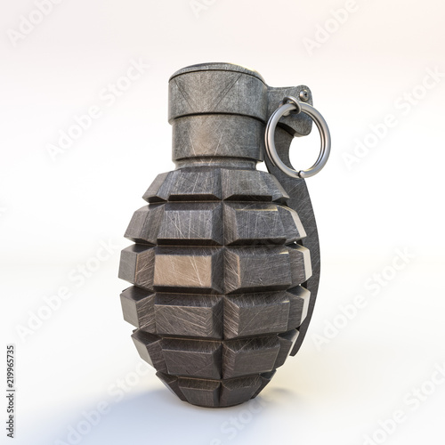 grenade isolated on white background